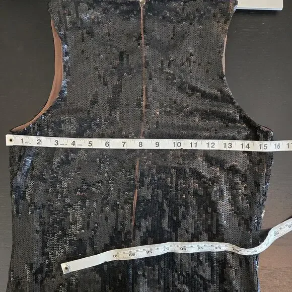 Needle And Thread Art Deco Beaded Dress Flapper Women Black Glam Event 2 - Picture 14 of 16